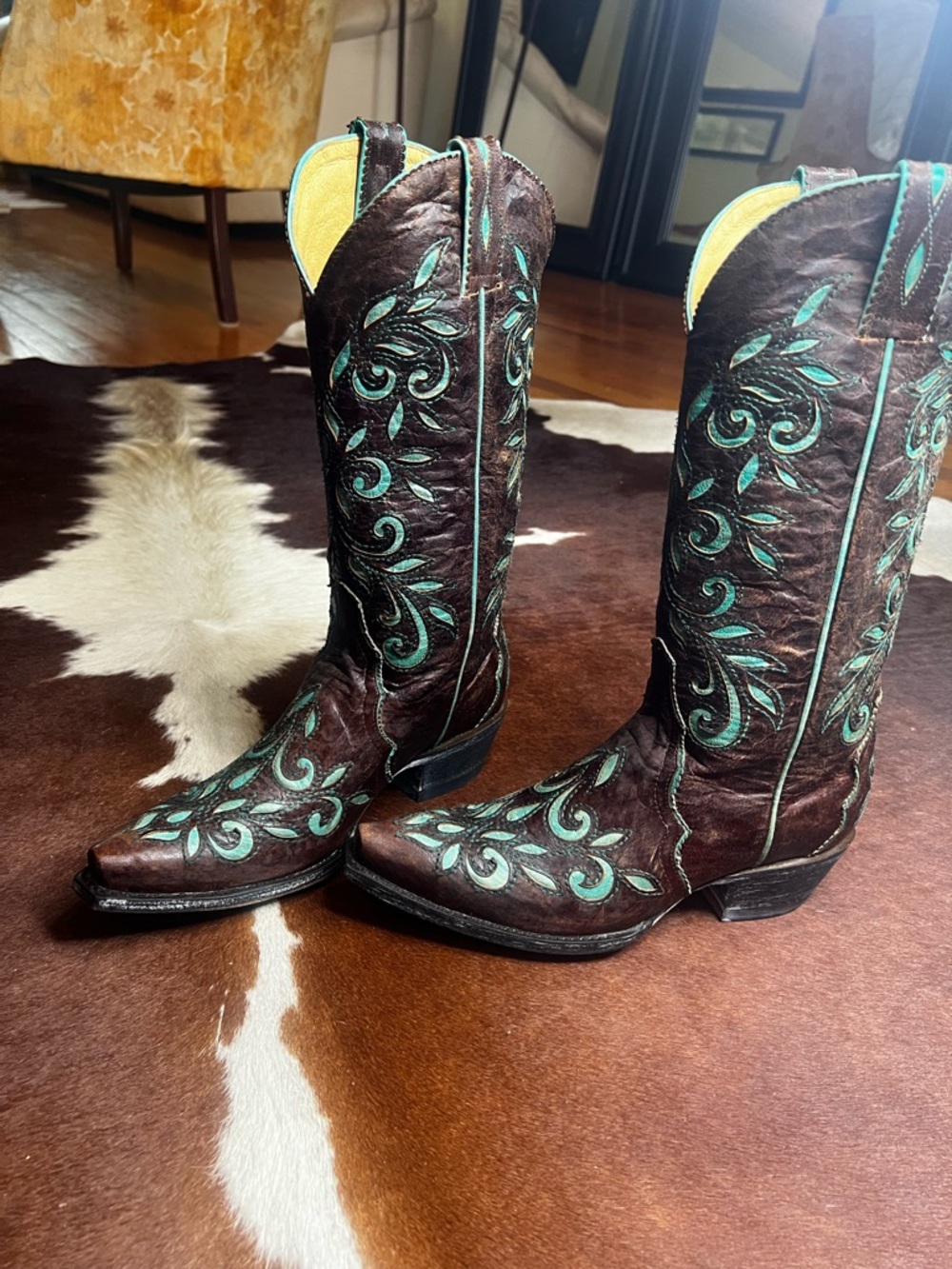 OLD GRINGO YIPPEE KIYAY COLLECTION COWBOY BOOTS - Picture 3 of 12